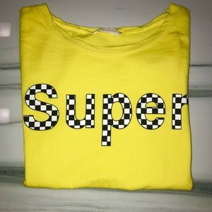 Yellow T-Shirt with logo “ Super “